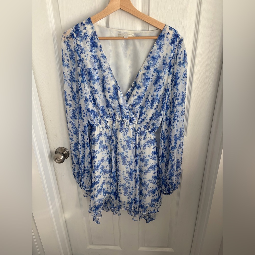 Caroline Constas Silk Mini Dress (XS)